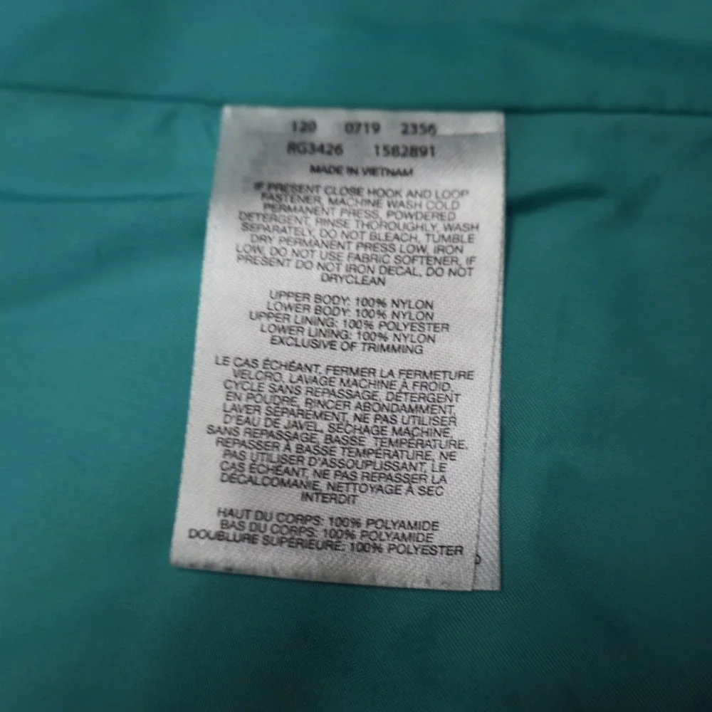 Columbia Jacket Youth‎ Large 14/16 Blue Rain Zilla Lightweight Water Resistant
